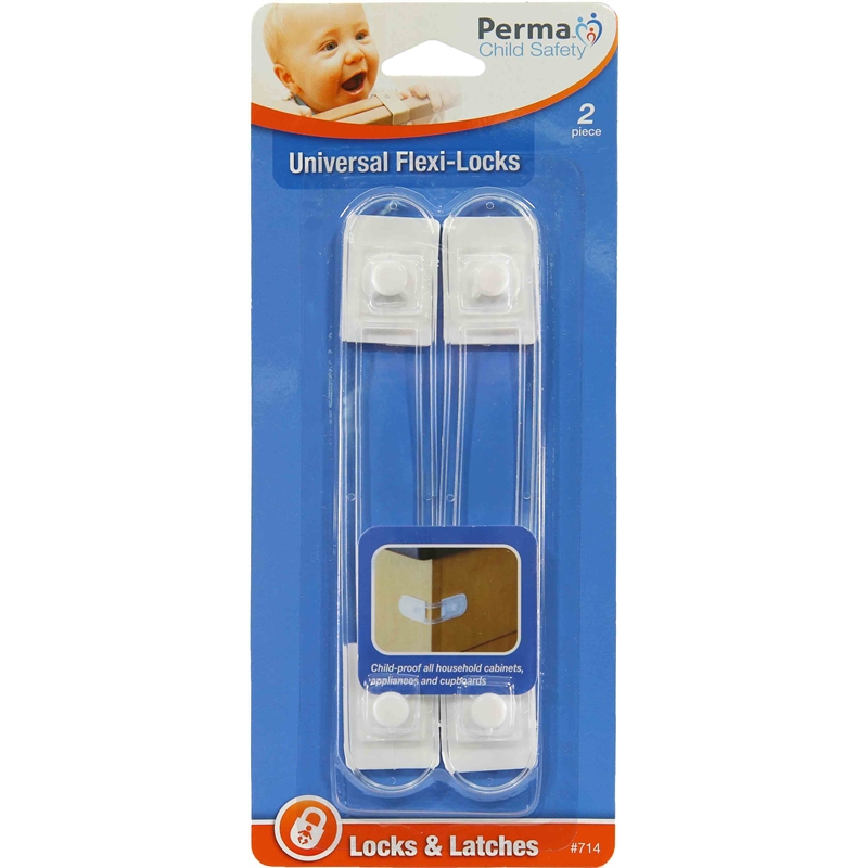 Perma Child Safety Universal Flexi Lock 180mm 2pk Bunnings Warehouse