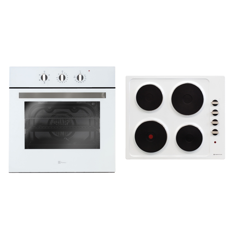Parmco Combo Electric Oven & Hob Pack 5 Function White Bunnings Warehouse