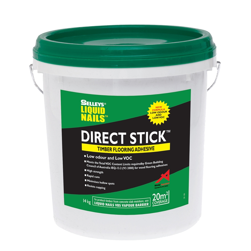 Selleys Liquid Nails 14kg Direct Stick Timber Flooring Adhesive