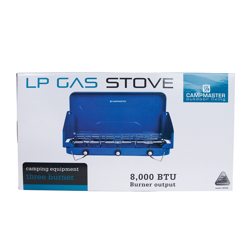 Campmaster 3Burner High Pressure LPG Gas Stove SKU 00109173 Bunnings