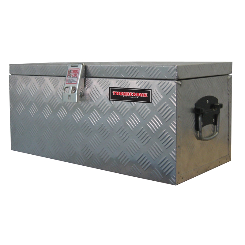 Thunderbox Aluminium Checker Plate Toolbox Bunnings Warehouse