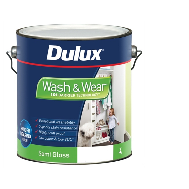 Dulux Wash & Wear 101 Semi Gloss 2L Ultra Deep Base SKU 00328707 ...