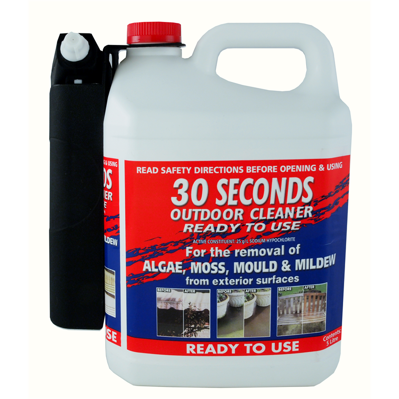 30 Seconds Outdoor Cleaner With Power Sprayer 5L