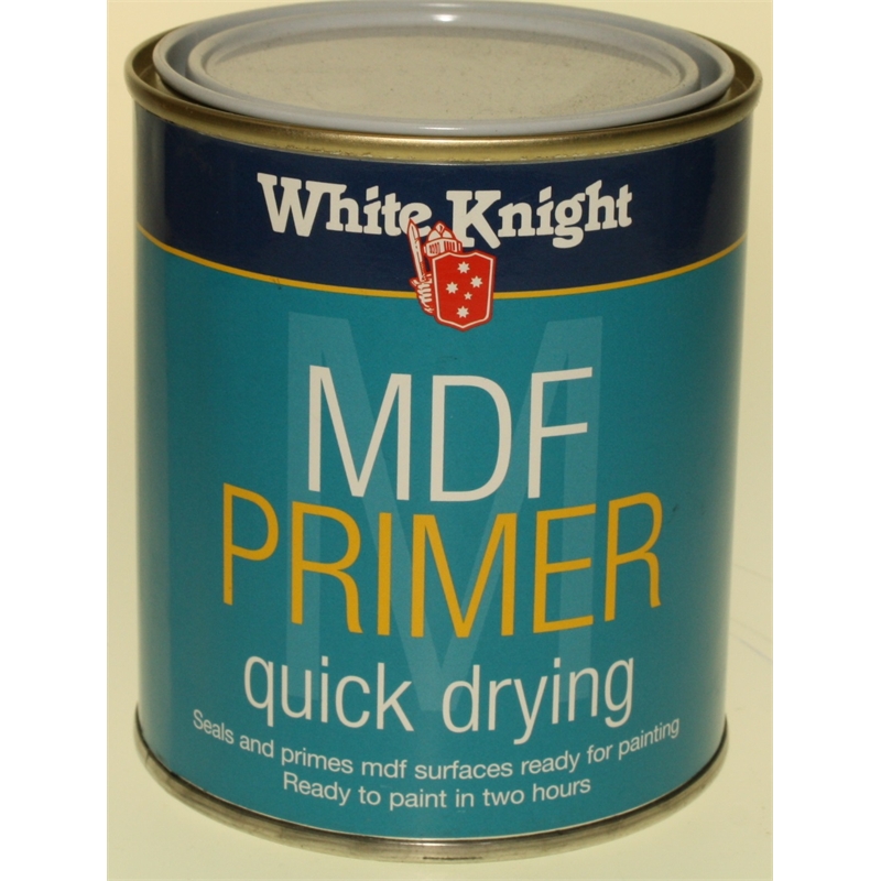White Knight MDF Primer 500ml White Water Based Bunnings Warehouse