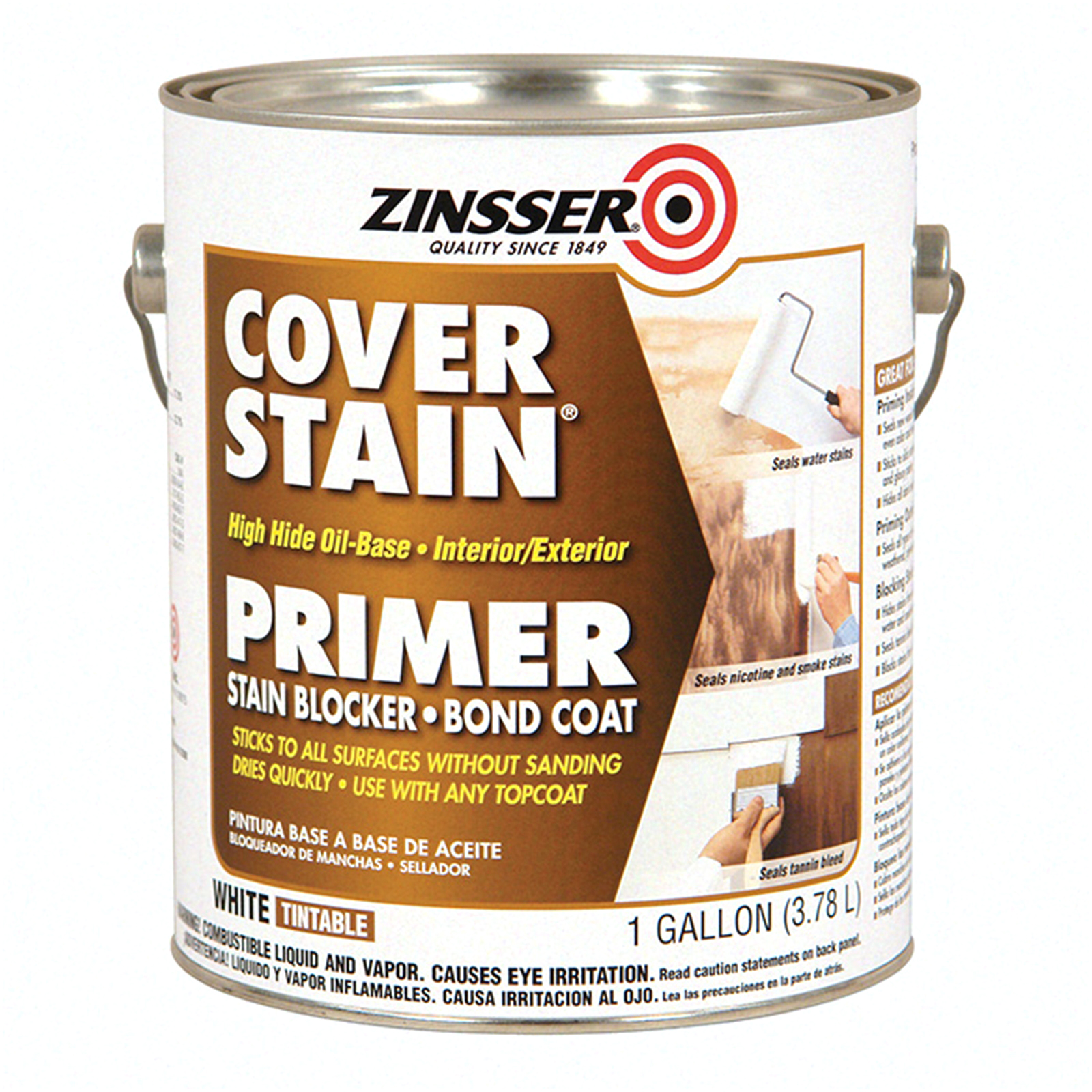Zinsser CoverStain Primer 3.78L White Bunnings Warehouse