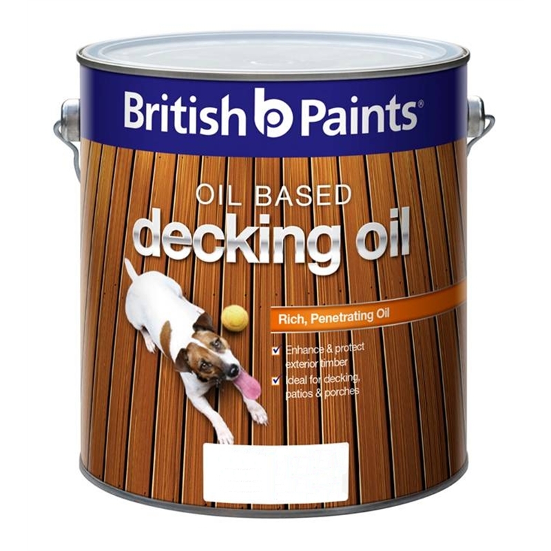 British Paints Oil Based Decking Oil 10L Kwila Bunnings Warehouse