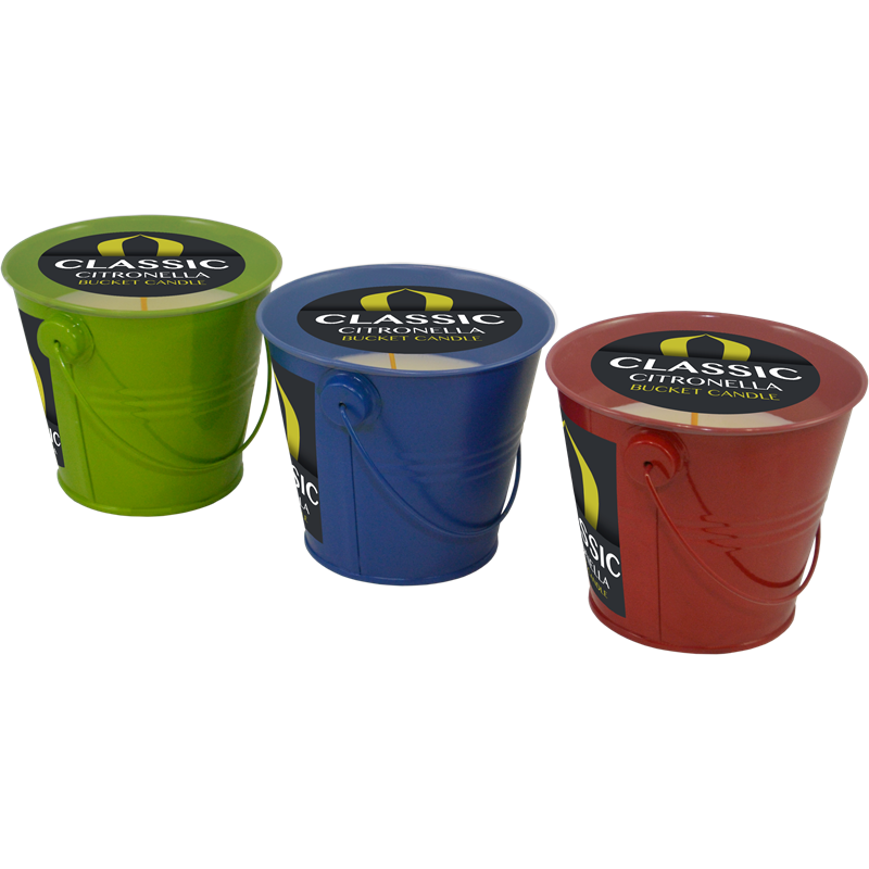 Classic Windproof Citronella Bucket Candle SKU 03340416 Bunnings Warehouse