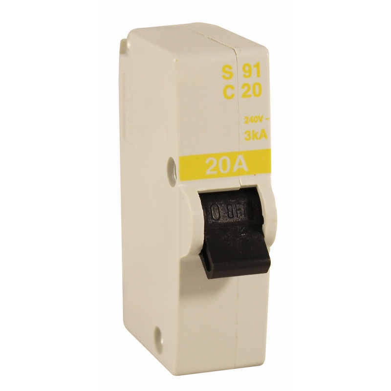 HPM 20A Plug In Circuit Breaker Bunnings Warehouse