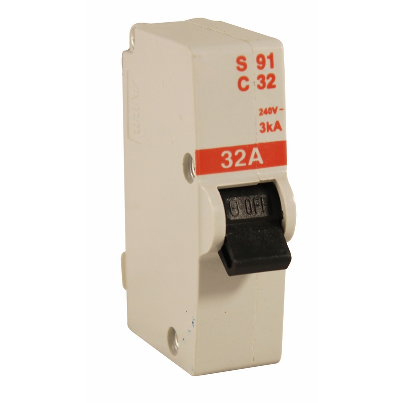 HPM PlugIn Circuit Breaker 32A Bunnings Warehouse